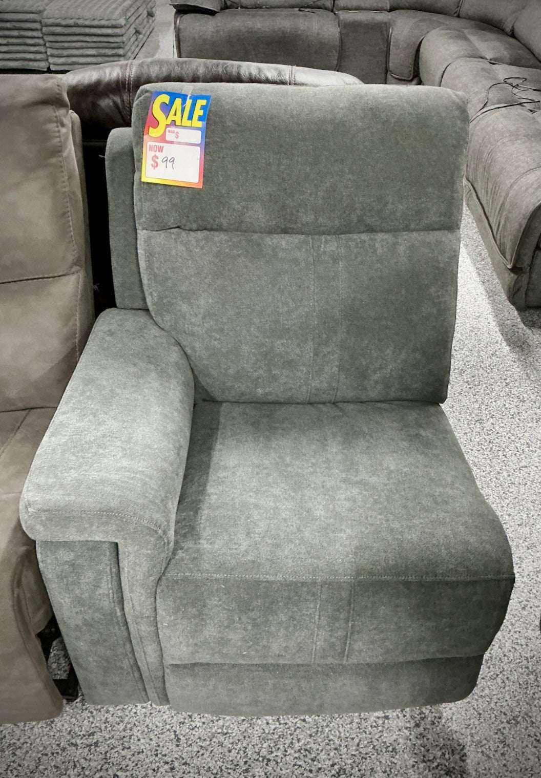 Sectional End Chair – Right Arm - Stu's Home Improvement Outlet