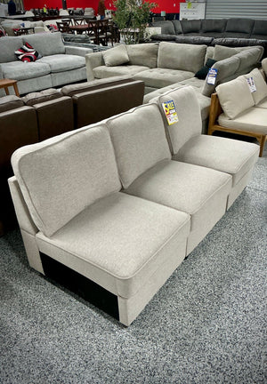 Modular Sectional Armless Sofa Section – 3 Seats - Stu's Home Improvement Outlet