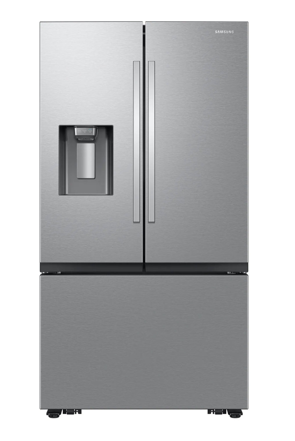 Samsung - 26 cu. ft. French Door Counter Depth Smart Refrigerator with Four Types of Ice - Stainless Steel (RF27CG5400SR) - Stu's Home Improvement Outlet