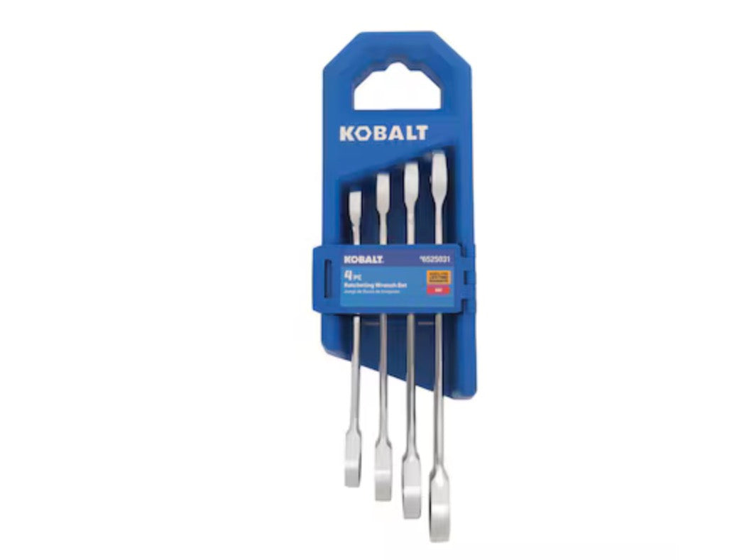 Kobalt 4 -Piece Set Standard (SAE) Ratchet Wrench