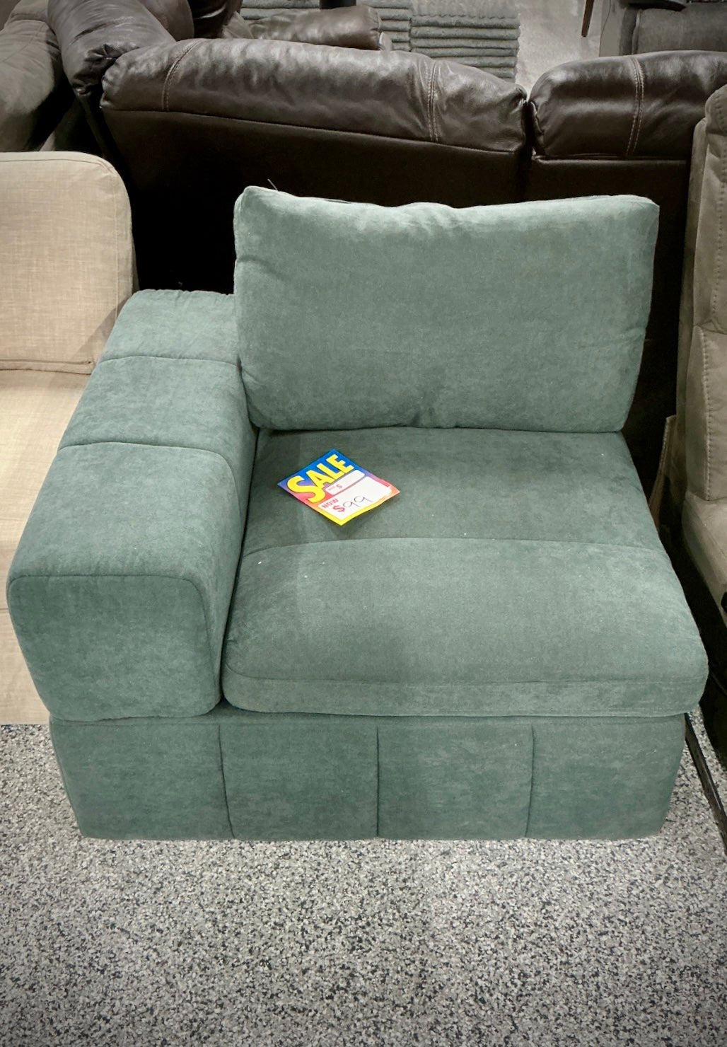 Sage Green Modular Sectional Corner Seat - Stu's Home Improvement Outlet