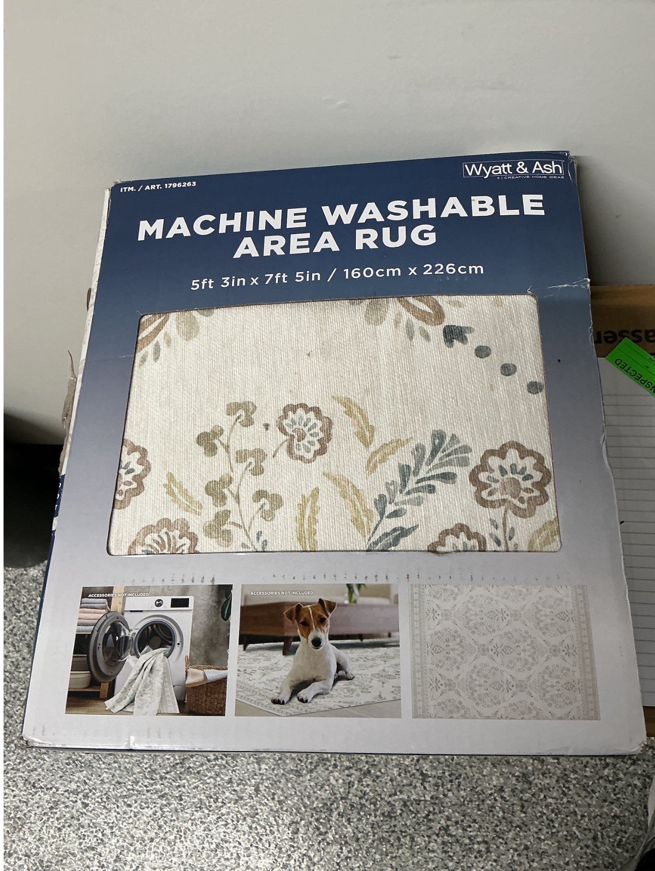 Wyatt and Ash 5ft 3in x 7ft 5in Area Rug