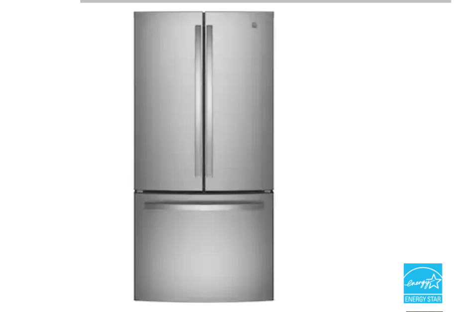 Refrigerator with Ice Maker with Water Dispenser ( Stainless Steel ) ENERGY STAR Certified