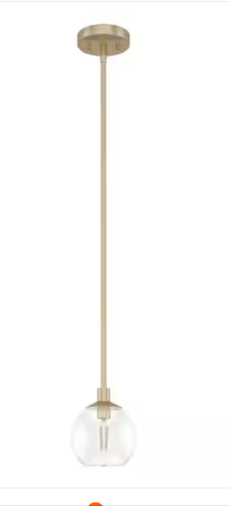 Xidane 1-Light Alturas Gold Island Mini Pendant Lights