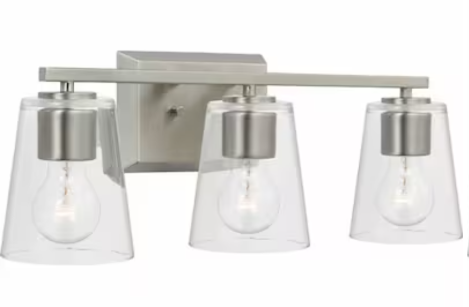 Vertex Collection 20.87in. 3-Light Brush Vanity Lighting