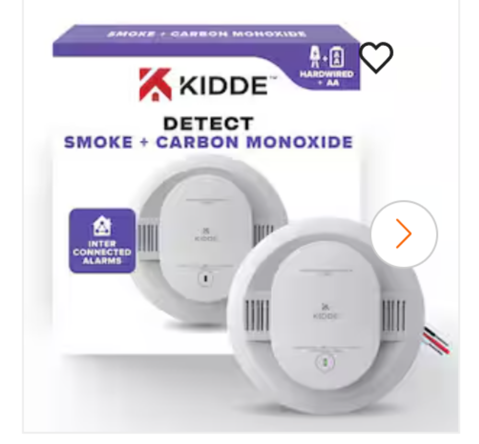 Hardwired Connected Smoke and Carbon Monoxide Detectors