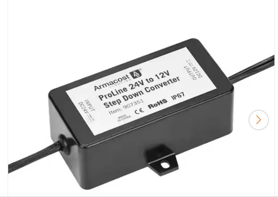 ProLine 24-Volt to 12-Volt Step Down Converter Transformer