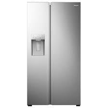 Hisense 29.1-cu ft Side-by-Side Refrigerator with Ice Maker ,Water and Ice Dispenser ( Stainless steel ) (HRS290P5FSE)