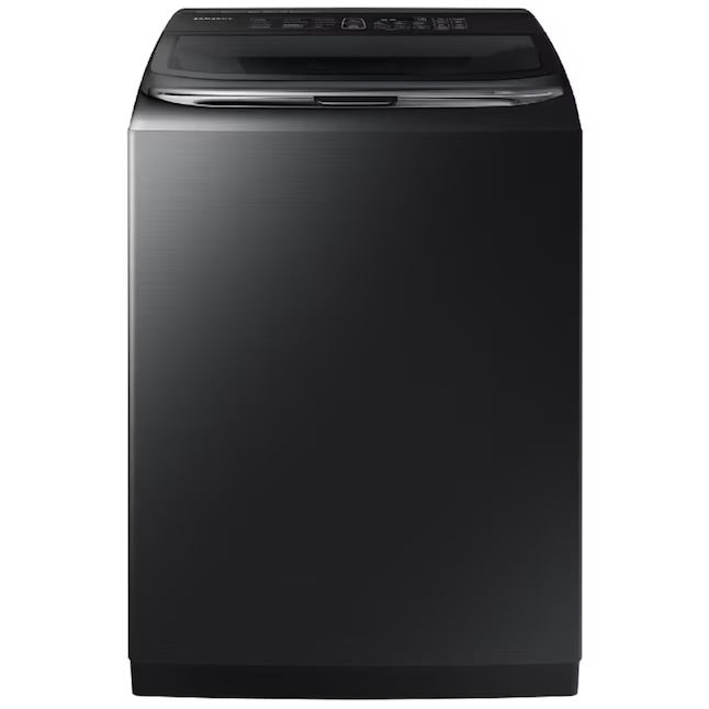 Samsung Activewash 5-cu ft High Efficiency Steam Cycle Impeller Smart Top-Load Washer (Black Stainless Steel) ENERGY STAR