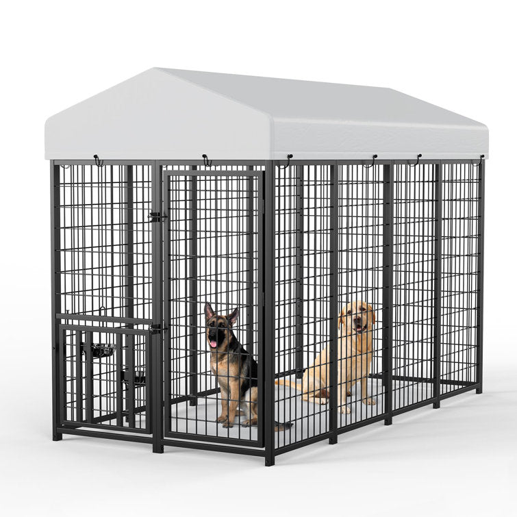 Metal Yard Kennel With Door