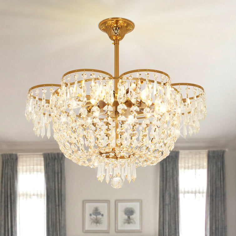 Emmanual 6 - Light Dimmable Empire Chandelier