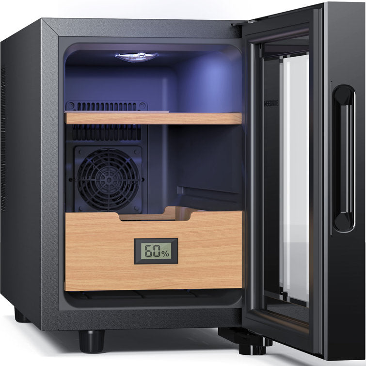 16L Electric Cigar Humidor for 100 Counts with Thermostat (Cooling and Heating)