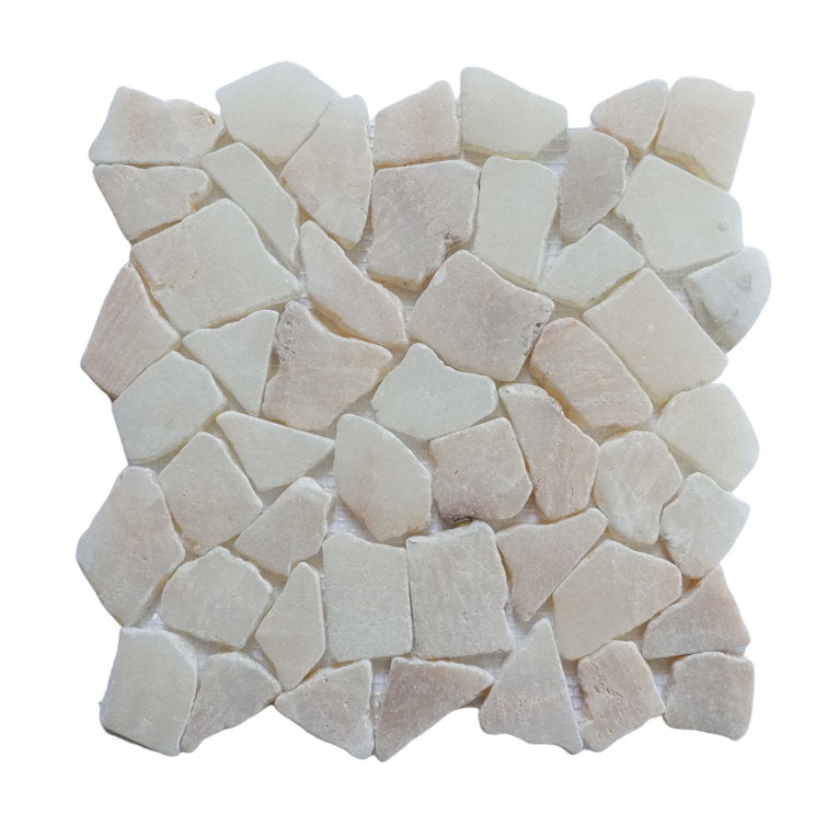 Montana 11.4" x 11.4" Natural Stone Random Mosaic Wall & Floor Tile