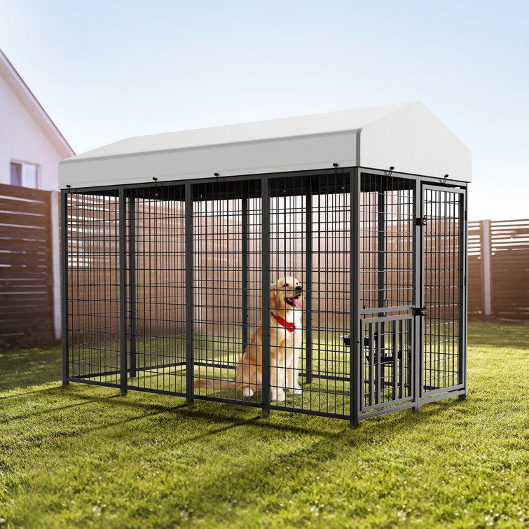 Metal Yard Kennel With Door