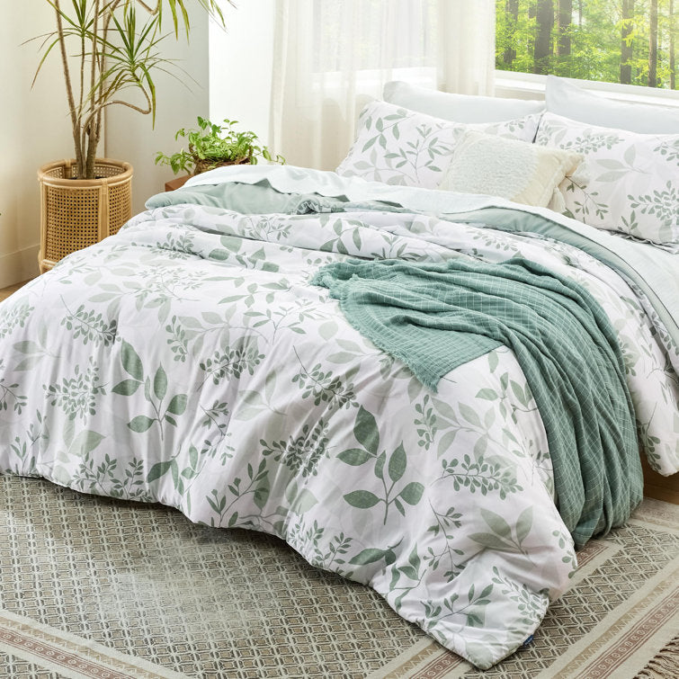 Bedsure Floral Comforter Set