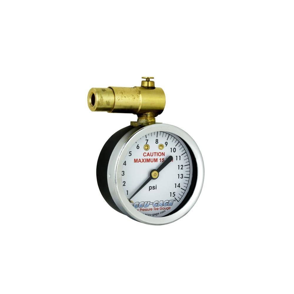 Bike Tire Pressure Gauge Presta Valve with Bleeder Valve 15 PSI - Stu's Home Improvement Outlet