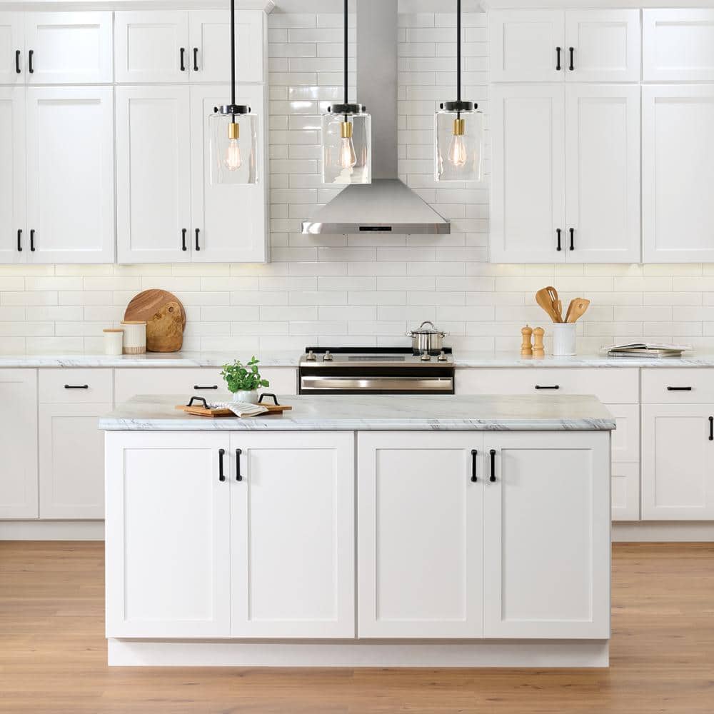 Avondale 24 in. W x 96 in. H Refrigerator End Panel in Alpine White