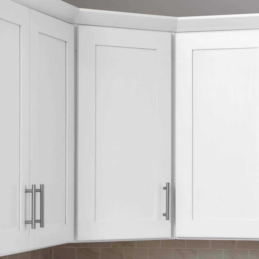 Hampton Bay 24x24x36 In. Corner Cabinet White