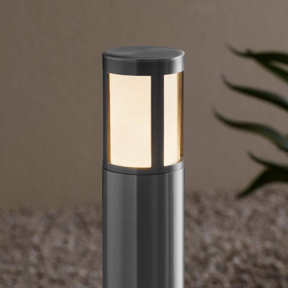 Rodham 190 Lumen 20 in. Low Voltage Silver Integrated LED Weather Resistant Outdoor Path Light - Stu's Home Improvement Outlet