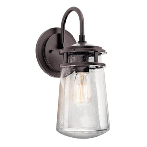 Lyndon 1 - Light Architectural Bronze Outdoor Hardwired Barn Sconce with No Bulbs Included (1 - Pack) - Stu's Home Improvement Outlet