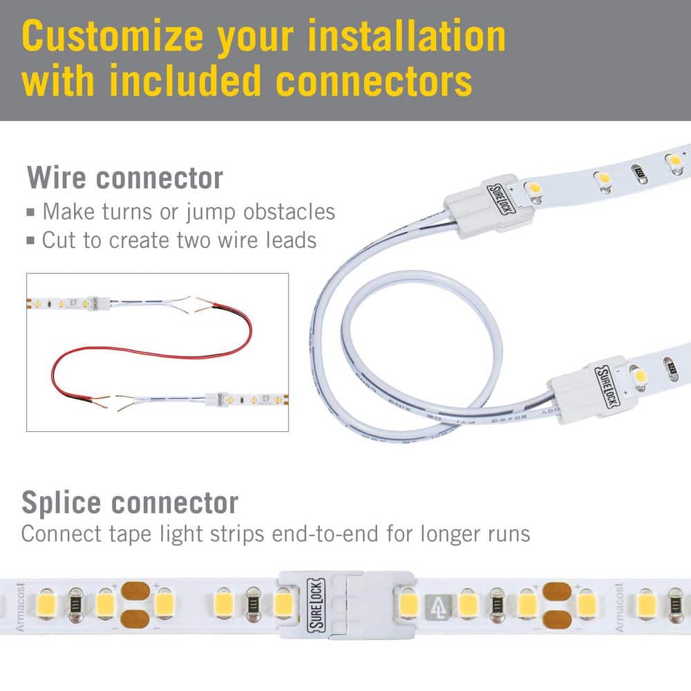RibbonFlex Pro 8.2 ft. LED Tape Light 60 LEDs/m Soft White (2700K) - Stu's Home Improvement Outlet