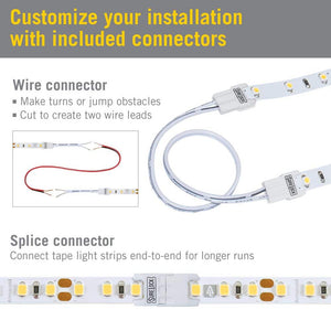 RibbonFlex Pro 8.2 ft. LED Tape Light 60 LEDs/m Soft White (2700K) - Stu's Home Improvement Outlet