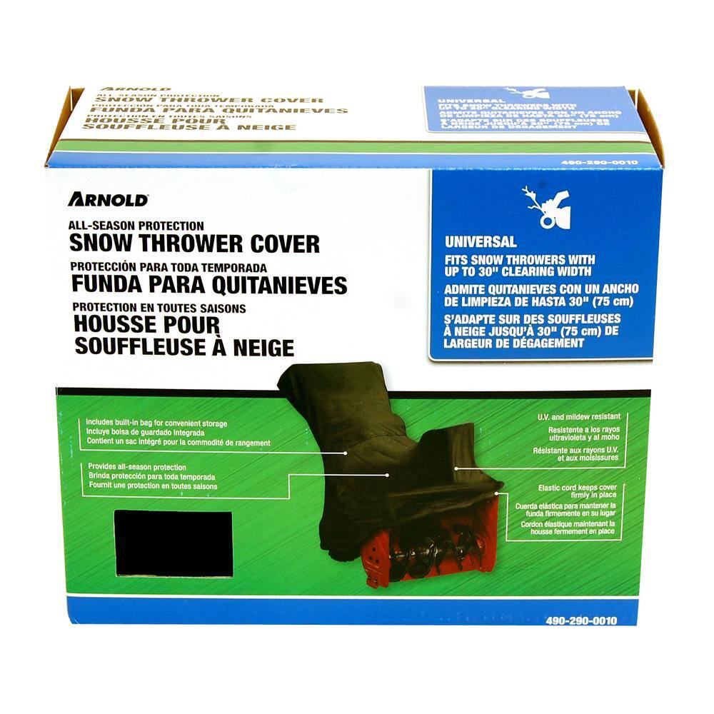 Universal Snow Blower Cover For Units Up To 30 in. Wide with Built-In Bag for Convenient Storage