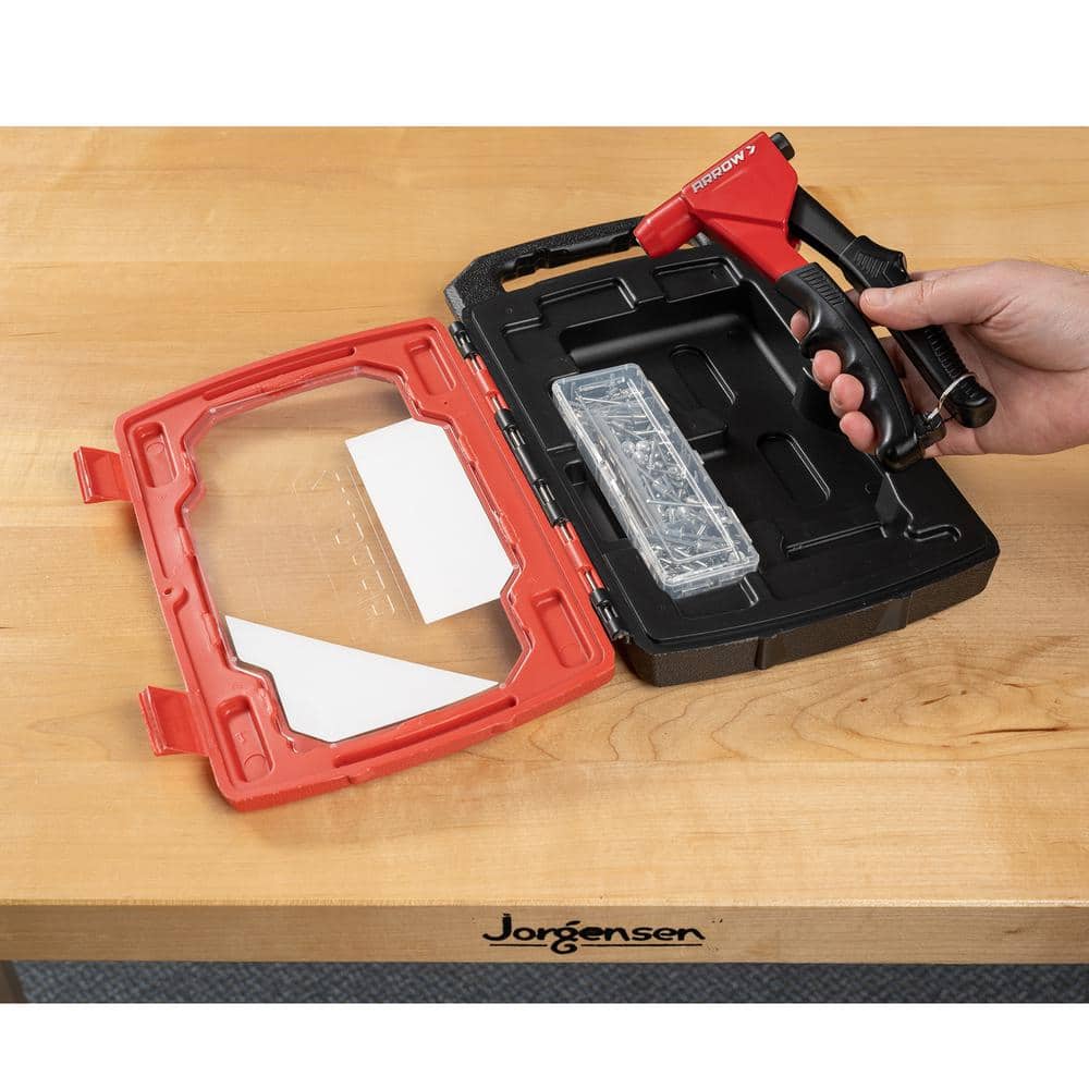 Headless 1 - Handed Swivel Rivet Tool Kit in Storage Box - Stu's Home Improvement Outlet