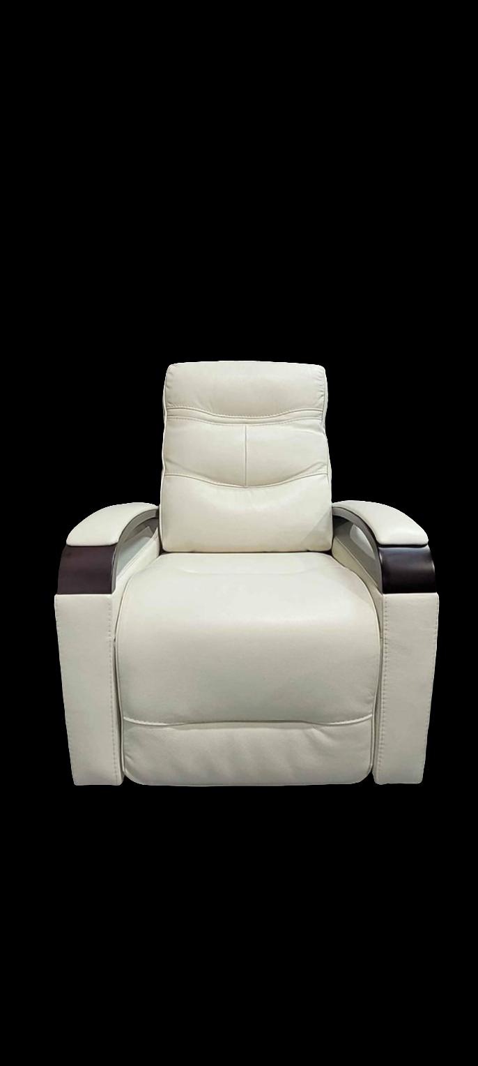 New Canmore Leather Power Recliner with Power Headrest