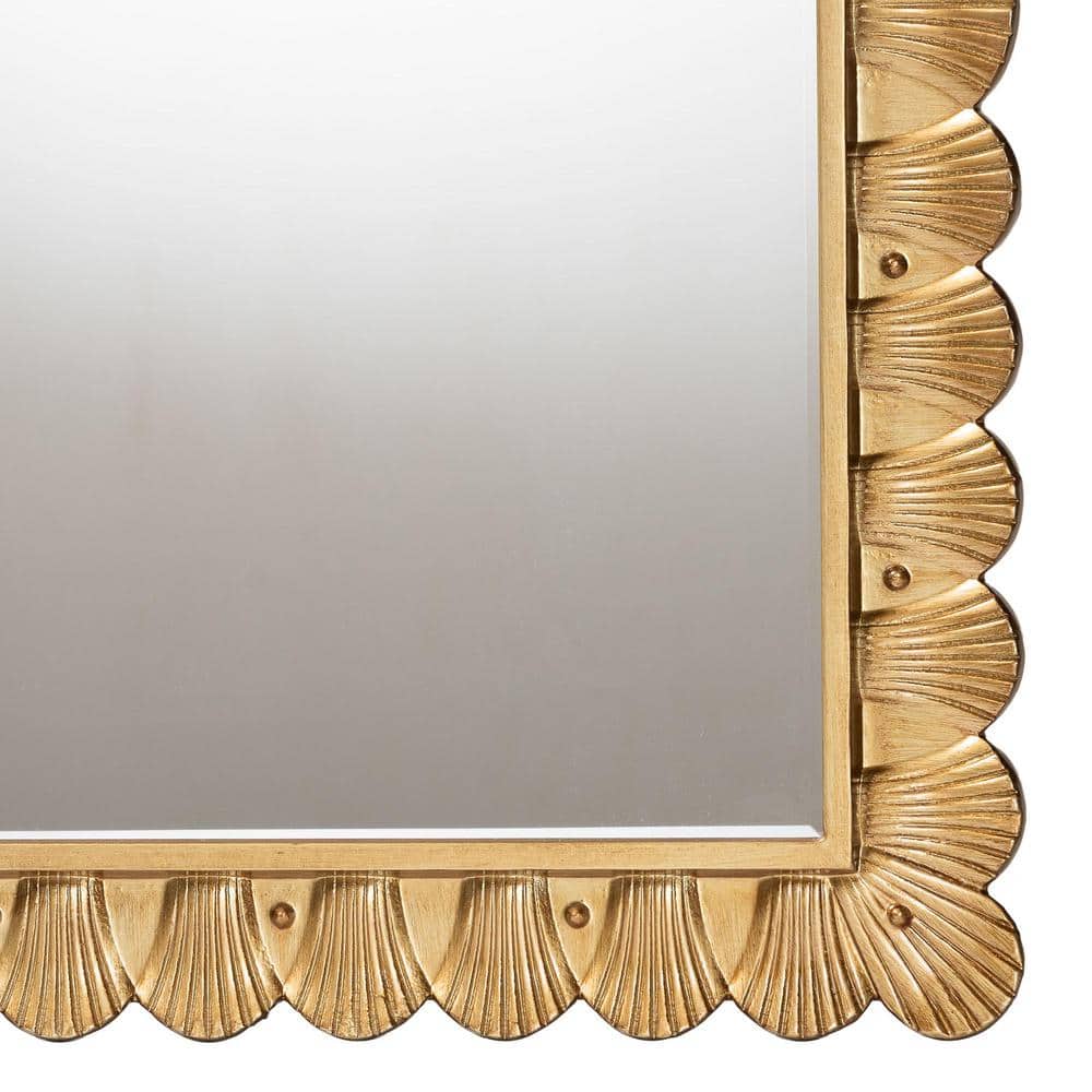 Vadim Antique Gold 24 in. W x 40 in. H Mirror
