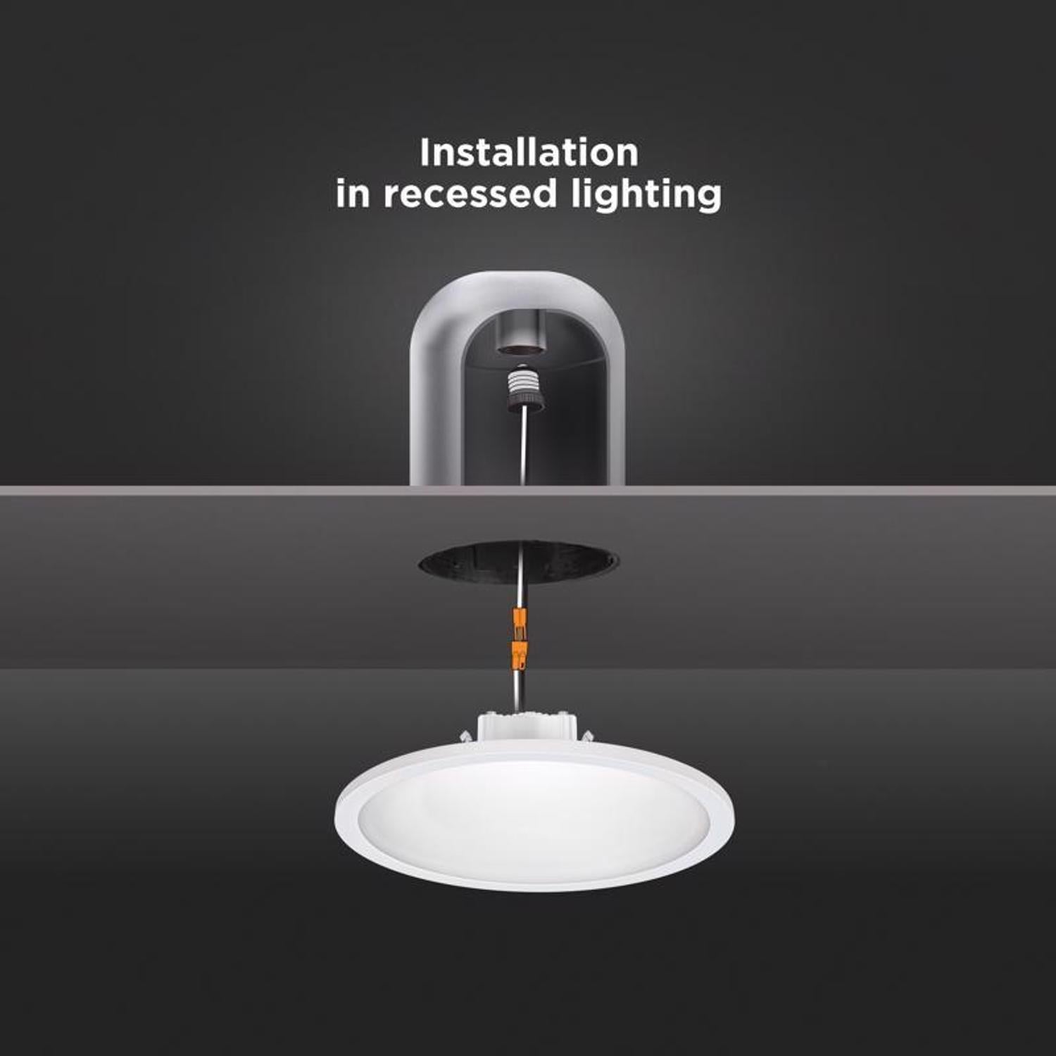 Feit EDGELIT Frost Warm White 7.5 in. W Aluminum LED Retrofit Recessed Lighting 10.5 W - Stu's Home Improvement Outlet