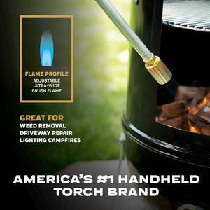 Firestarter Backyard Torch with Adjustable Flame Compatible with Propane Gas - Stu's Home Improvement Outlet