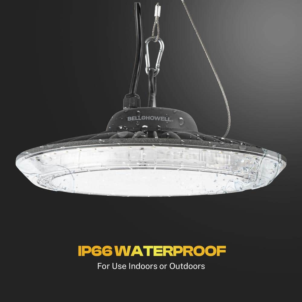 Highburst 1 ft. 60 - Watt Integrated LED Black 6,000 Lumens Dimmable High Bay Shop Light - Stu's Home Improvement Outlet