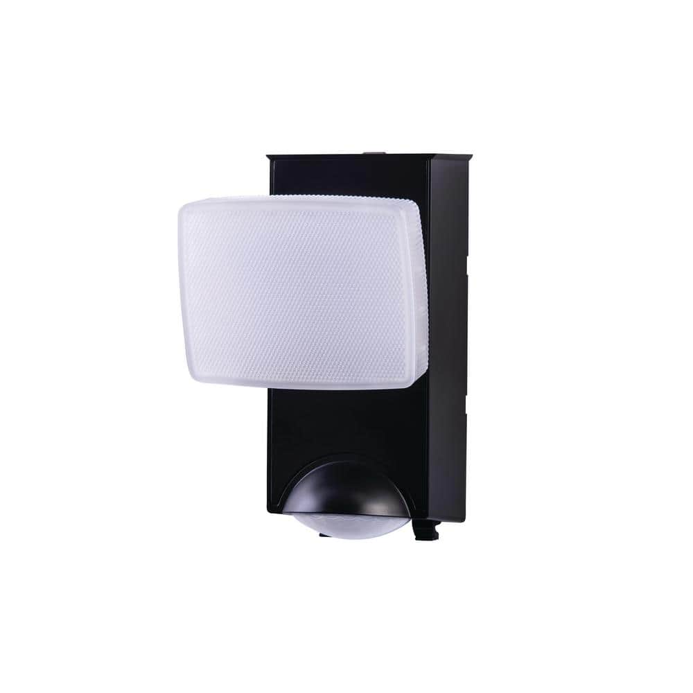 180° Black Motion Sensor Battery Powered Outdoor 1 - Head Dusk to Dawn LED Security Flood Light 500 Lumens - Stu's Home Improvement Outlet