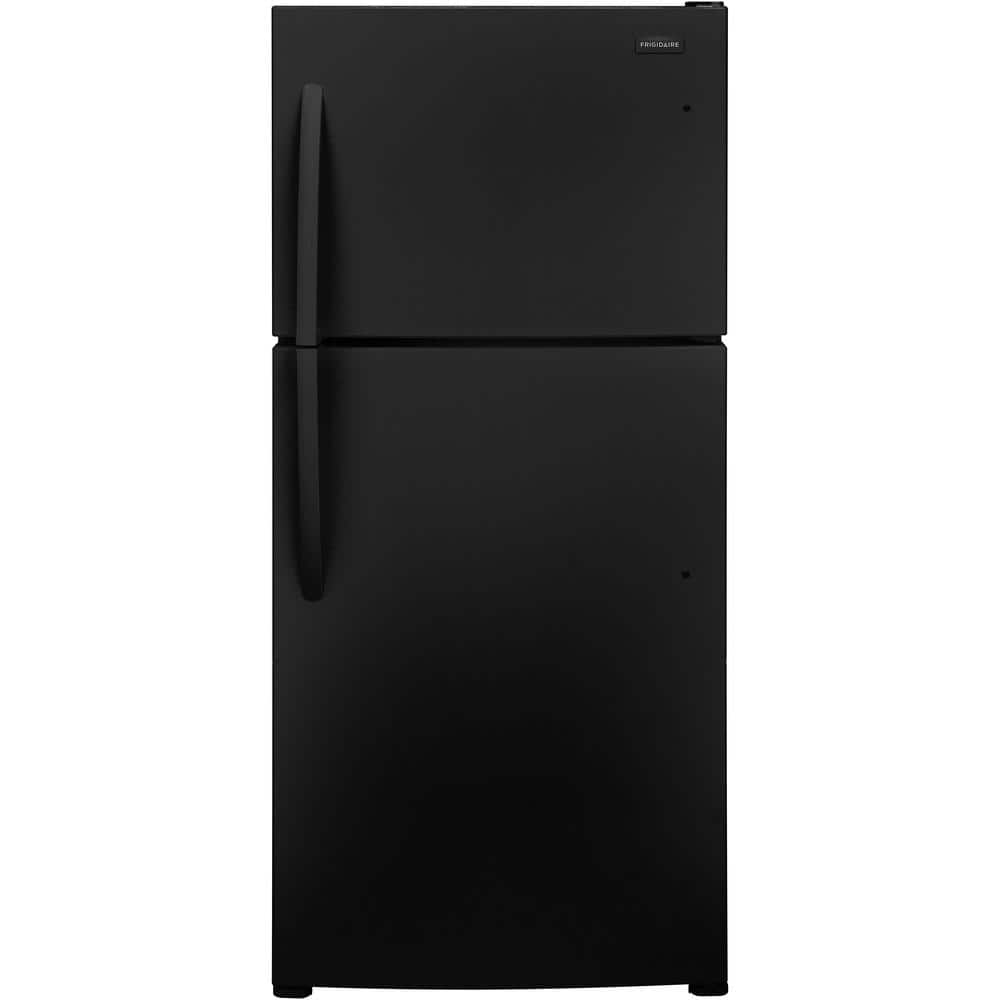 30 in. 20 cu. ft. Freestanding Top Freezer Refrigerator in Black Energy Star, Garage Ready (FFHT2022AB) - Stu's Home Improvement Outlet