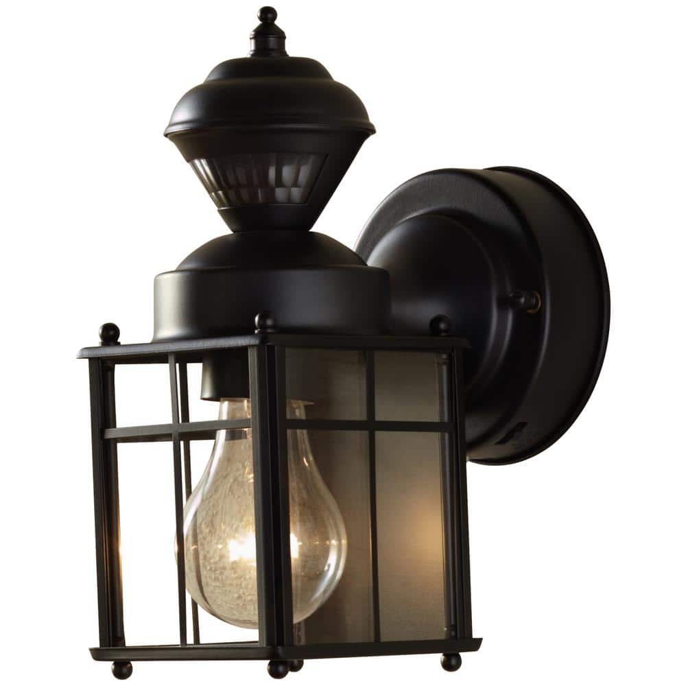 Bayside Black Farmhouse 150 - Degree Motion Sensor Outdoor 1 - Light Wall Sconce - Stu's Home Improvement Outlet