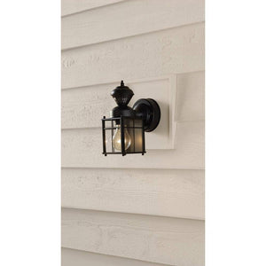 Bayside Black Farmhouse 150 - Degree Motion Sensor Outdoor 1 - Light Wall Sconce - Stu's Home Improvement Outlet