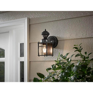 Bayside Black Farmhouse 150 - Degree Motion Sensor Outdoor 1 - Light Wall Sconce - Stu's Home Improvement Outlet
