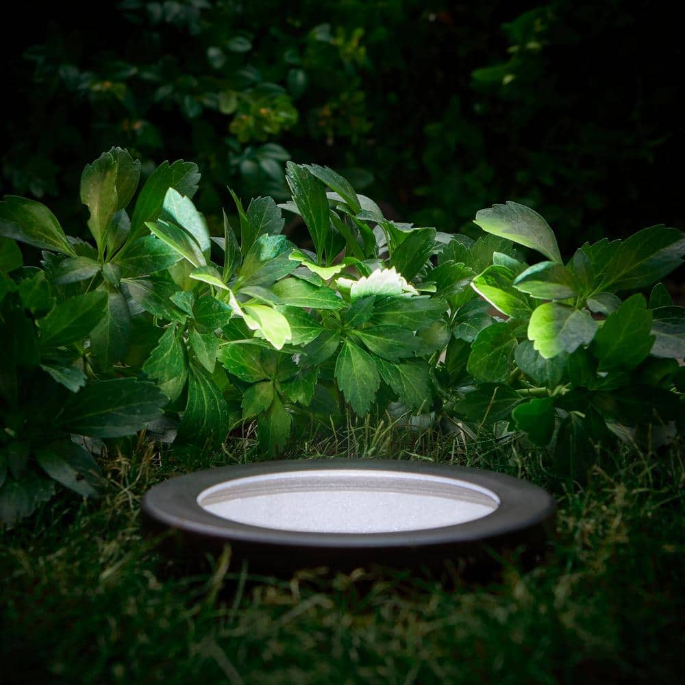 600 Lumen Low Voltage 6 in. Black LED Outdoor InGround Well Light Adjustable Light Color Integrated LED (1 - Pack) - Stu's Home Improvement Outlet