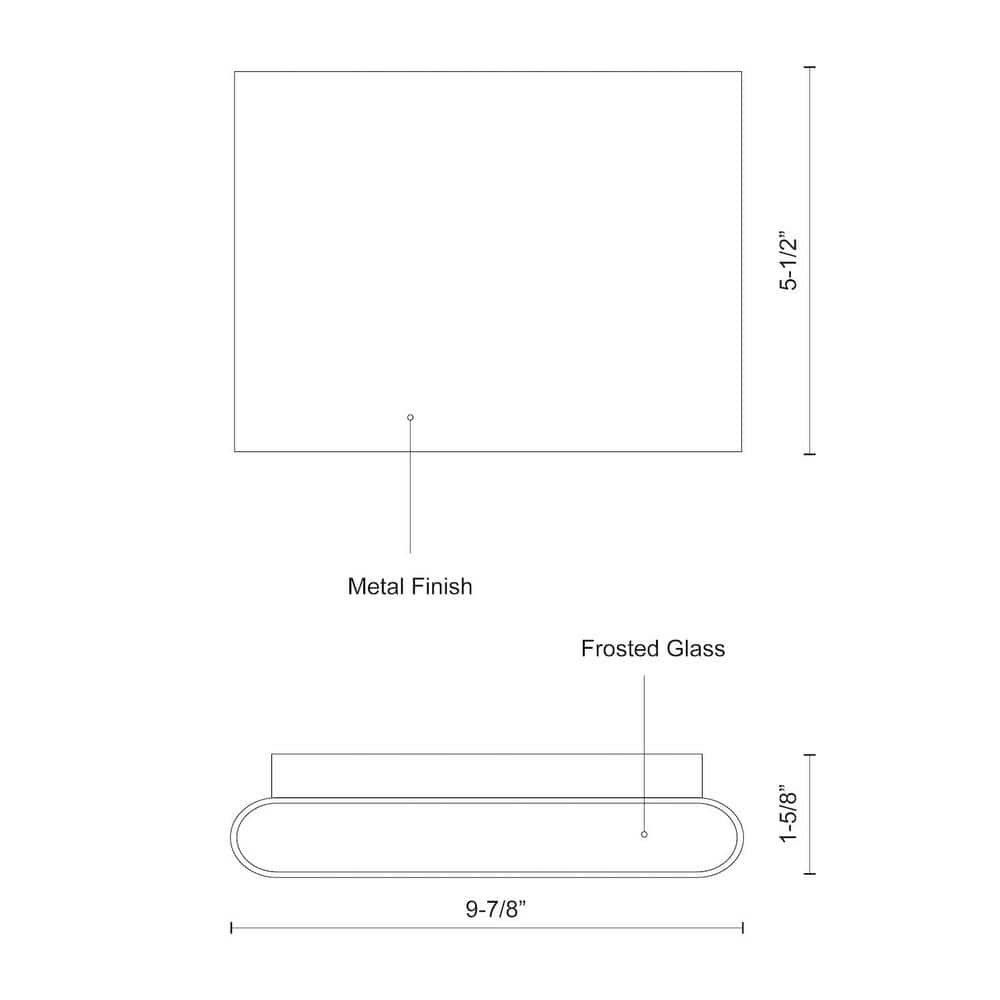 Slate 10 in. 1 Light 26 - Watt Black Integrated LED Wall Sconce - Stu's Home Improvement Outlet