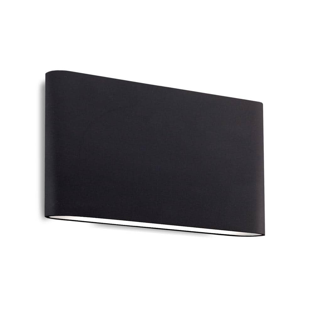 Slate 10 in. 1 Light 26 - Watt Black Integrated LED Wall Sconce - Stu's Home Improvement Outlet