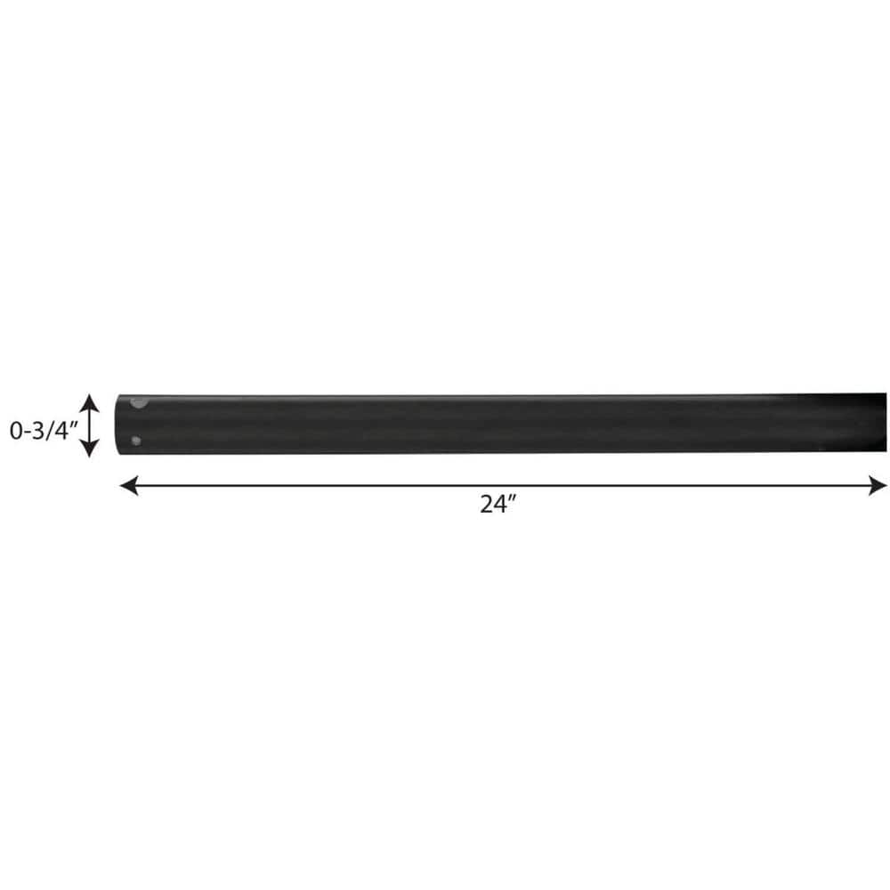 AirPro 24 in. Black Ceiling Fan Downrod