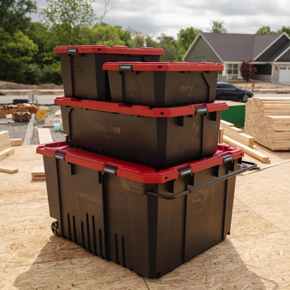 Husky Pro Grip Storage Tote - Thumbnail 5