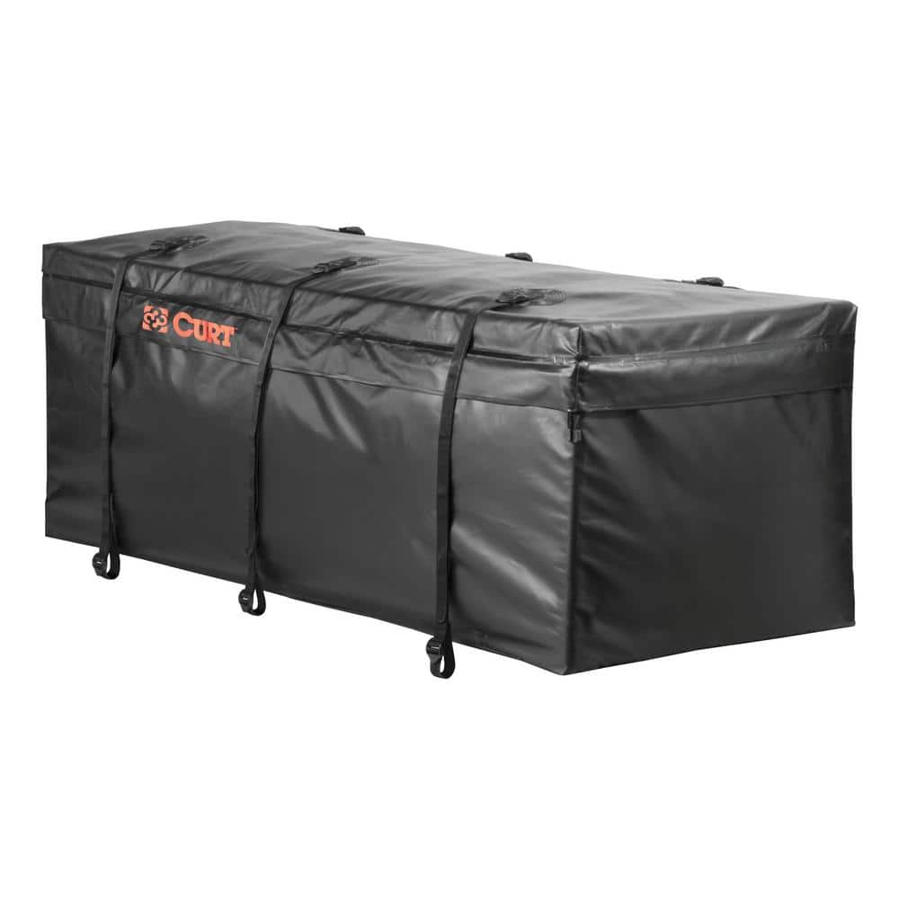 CURT 56 in. x 22 in. x 21 in. CURT Hitch Cargo Carrier Bag (Water, UV - resistant black vinyl) - Stu's Home Improvement Outlet