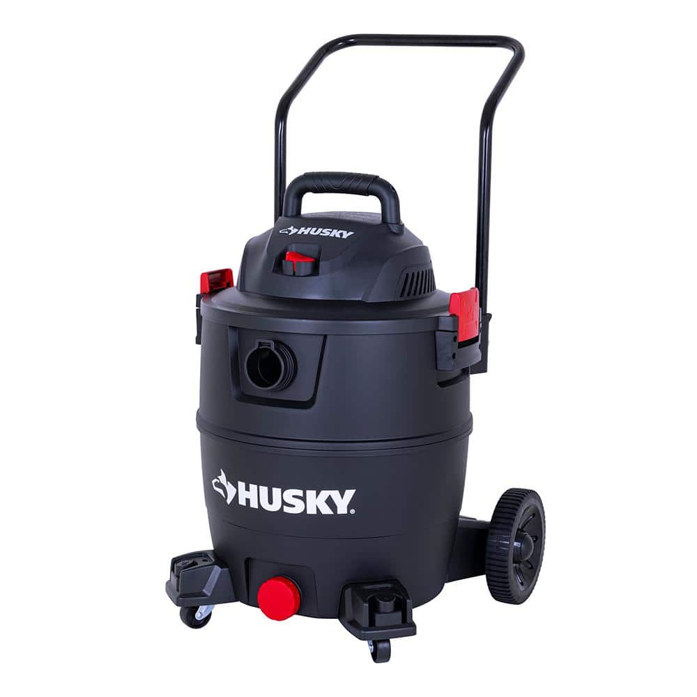 Husky 16 Gal. Poly Cart - Design Wet/Dry Vac with a Cartridge Filter, Hose, and Accessories - Stu's Home Improvement Outlet