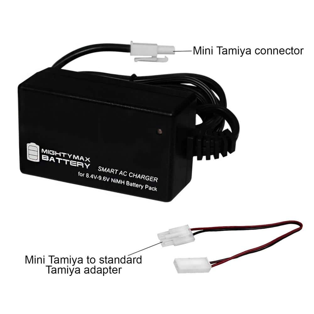 Smart Charger for 8.4 - Volt - 9.6 - Volt NiMH Battery Packs with Mini Tamiya Connector - Stu's Home Improvement Outlet