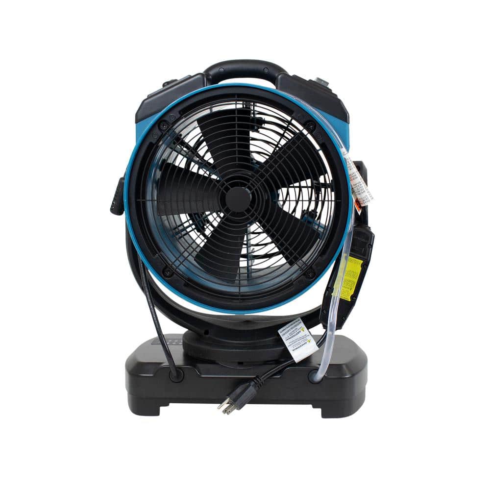 FM - 68W 11 in. Multipurpose Oscillating Portable 3 - Speed Outdoor Cooling Misting Fan with Built - In Water Pump and Hose - Stu's Home Improvement Outlet
