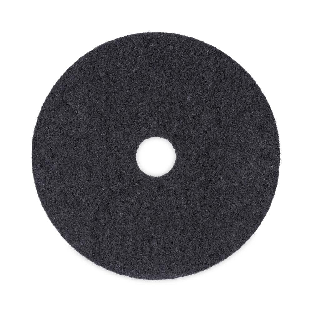Stripping Floor Pads, 20 in. Dia, Black, (5 - Carton) - Stu's Home Improvement Outlet