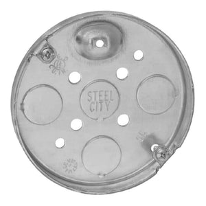 4 in. 6 cu. in. Metal Round Pancake Box (56111 - 30R) - Stu's Home Improvement Outlet