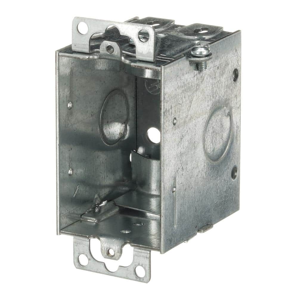 3 in. x 2 in. x 2 - 1/2 in 1 - Gang Steel Old Work Switch Box (LXWOW - 25R) - Stu's Home Improvement Outlet